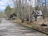 敷地（写真右）と北側公道